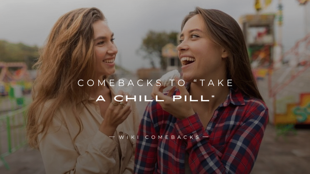 250+ Funny Comebacks To “Take A Chill Pill”