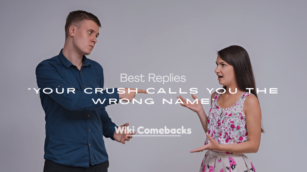 Best Responses When Your Crush Calls You the Wrong Name
