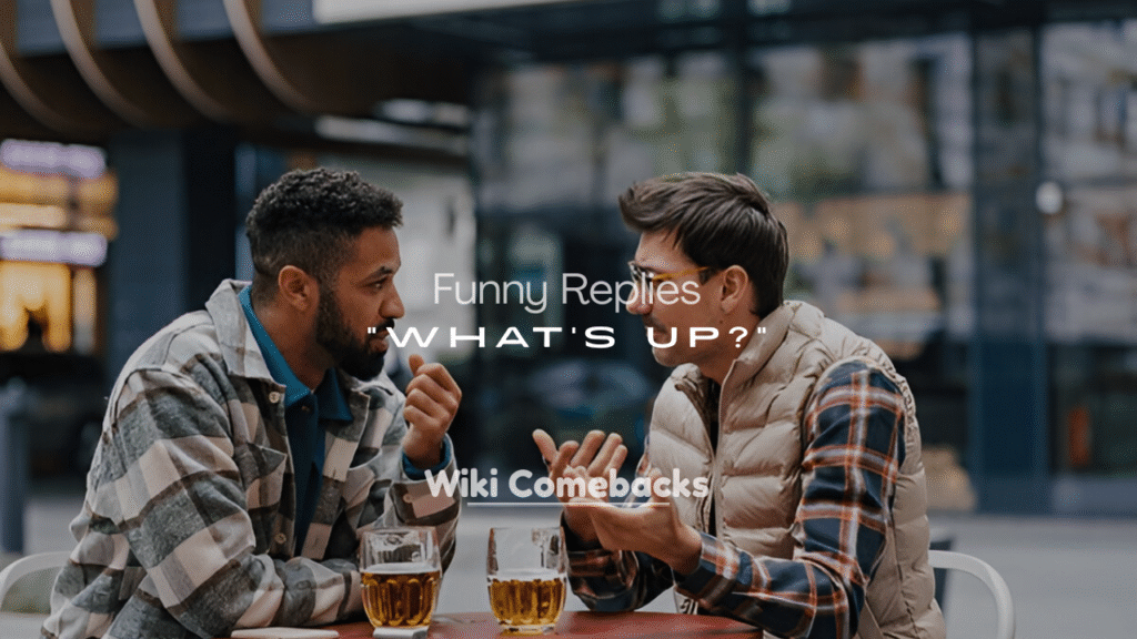 Best Funny Replies to “What’s Up?”