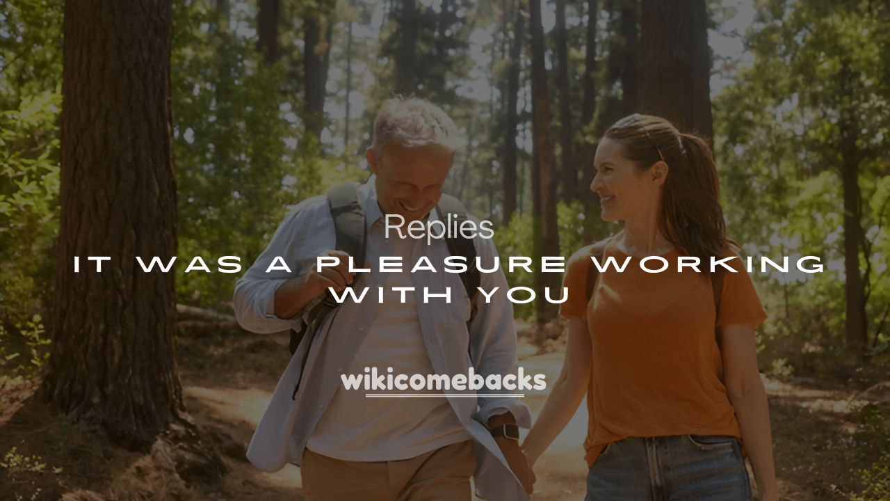 250+ Formal & Friendly Ways to Reply to “It Was a Pleasure Working With You”